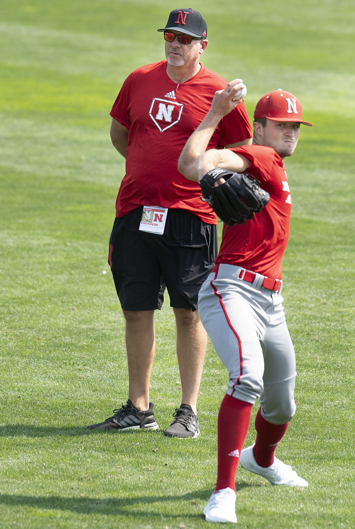NU baseball practice, 9.7